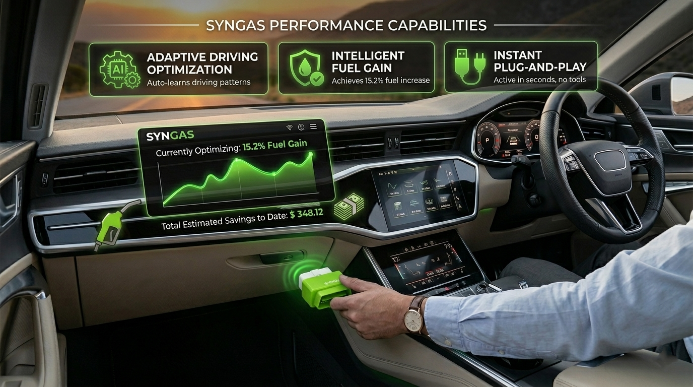 SynGas Key Features Infographic